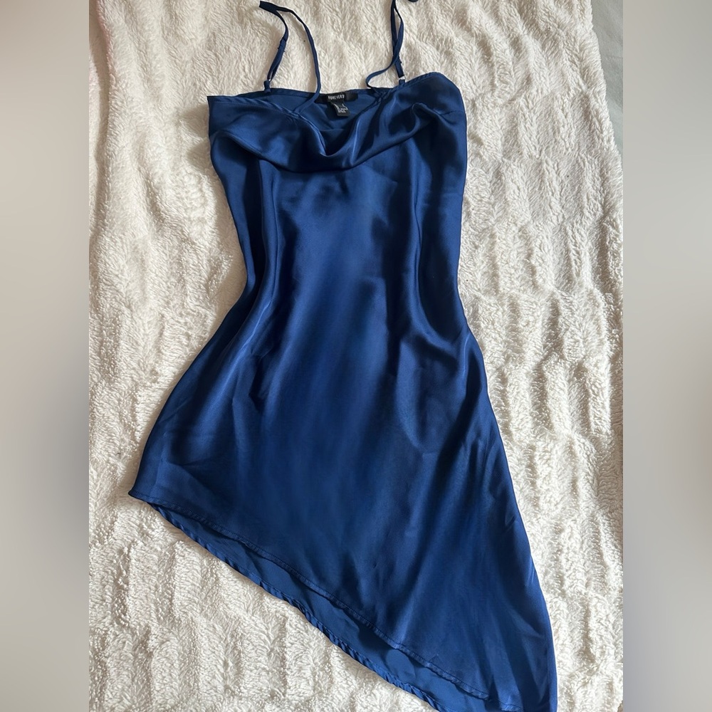 Navy Blue Slip Dress